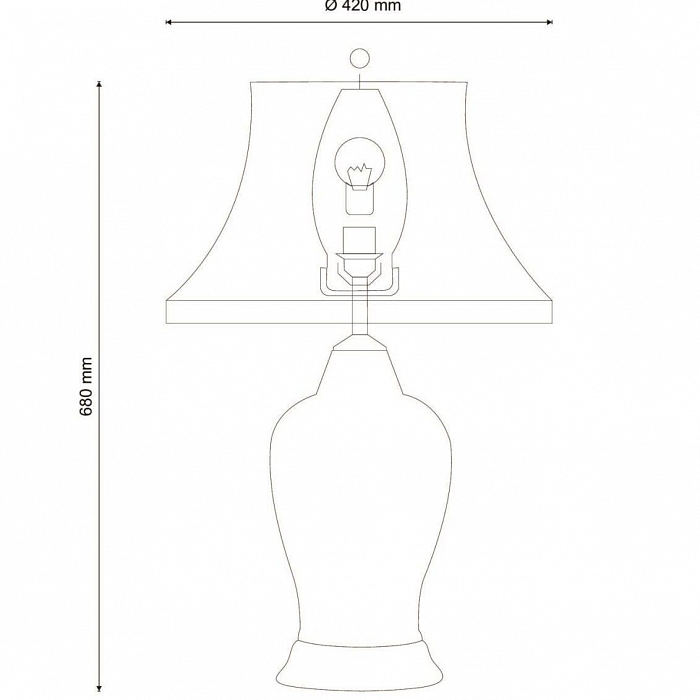 Настольная лампа Lucia Tucci Harrods T935.1