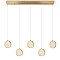 Люстра NewRgy D2061-DW-L5 BRASS